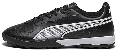 PUMA Unisex King Match Tt Fußballschuhe, Puma Black Puma White, 47 EU