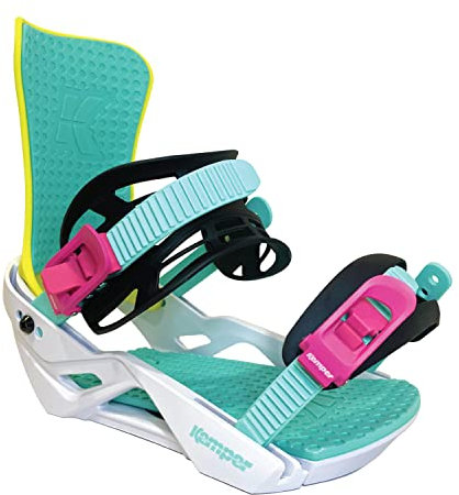 Kemper Uni Freestyle Snowboard Bindungen 2022/2023 - Weiß | Medium/Large