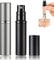 POTWPOT Refillable & Travel Size Perfume Bottle, 2 Pack Perfume Bottle Refillable Spray Perfume Atomiser for Men and Women with 5ml Pocket Size (Black & Grey) (POT2117)