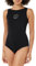 Emporio Armani Damen Emporio Armani Women's Body Brazilian Essential Studs Logo T Shirt, Schwarz, L EU