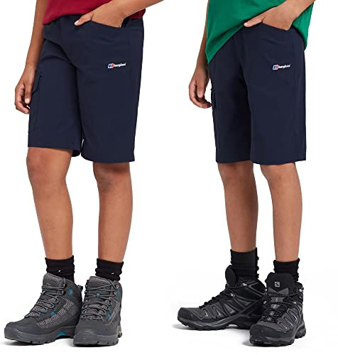 Berghaus Navigator Woven Kids' Shorts, Water Repellent & Quick-Drying, UPF 50+, Ideal for Walking, Hiking & Everyday Wasual Wear