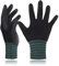 DEX FIT Gants de travail FN330, Adaptation 3D Confortable et Extensible, Agrippants, Revêtement en Mousse de Nitrile Durable, Smart Touch, Fins et Légers, Lavables; 1 Paire (FN330 Black, XS)