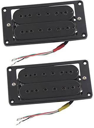 micros Guitare électrique Micro Humbucker pour Guitare Électrique Alnico 5 Micro Manche Et Chevalet À Double Bobinage
