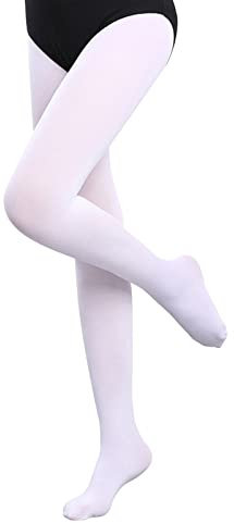 Ballett Strumpfhose Kinder,Ballett Strumpfhose Mädchen,Kinder Tanzstrumpfhosen,Tanz-Strumpfhosen Mit Fuß,Stretch Leggings Mit Fuß,Blickdicht Strumpfhose Fürs Ballett Gymnastik Tanz Sport Aerobic Yog