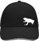 Huuraa Cappy Mütze Frosch Kröte Silhouette Geschenk Black/Light Grey Frosch Kröte Präsent
