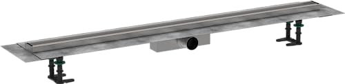 hansgrohe 56185000 RainDrain Compact Duschrinne 1200 befliesbar für Standardinstallation Komplettset