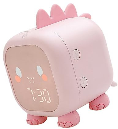 Warmhm 1stück Led Nachtlicht Wecker Cartoon Silikonlampe Mit USB Kreative Und Dekorative Schlafuhr Für Kinderzimmer Für Schlafzimmer Und Wohnräume Sanfte Beleuchtung Und