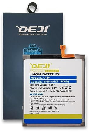 Batteria interna Deji compatibile con Samsung Galaxy A40 [ 3.85V – 3100mAh – 11.94Wh ]