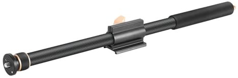 Andoer 36.6 Tripod Extension Rod Extension Arm for Tripod with Quick Release Plate Adjustable with 1/4 to 3/8 Threaded Screw for Studio Photography Macro Aerial