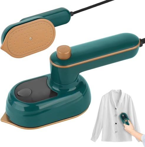 SQUADO Mini Ferro da Stiro a Vapore - Portatile e Potente, Ideale per Viaggi e Casa