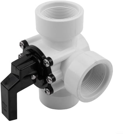 Válvula desviadora de 3 vías, junta de manguera con conexión de mangueras de piscina para regular las bombas de calor de salida de calefacción y colectores solares