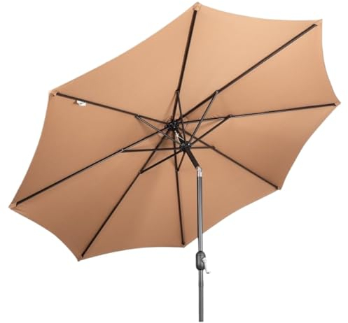 RUVOO Sombrilla Terraza Exterior Sombrilla Jardin Paraguas Al Aire Libre Del Patio Del Paraguas De La Mesa Inclinable Del Paraguas Del Patio Para El Huerto Sin Base Sombrilla Playa