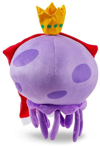 Nickelodeon Spongebob Schwammkopf König Qualle 25,4 cm Sammler Plüschtier, großes weiches Stofftier