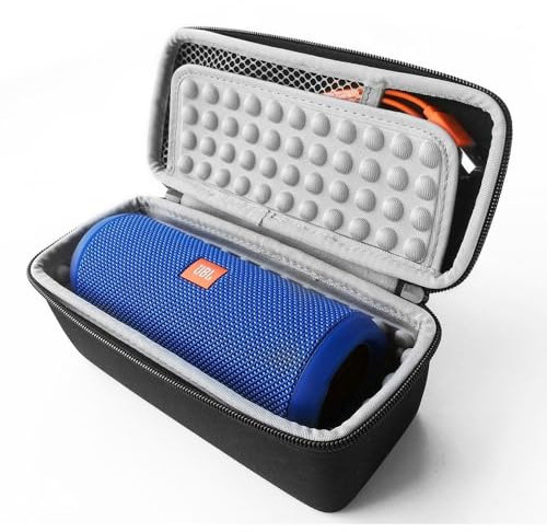 Gdraco Hard Protective Case for JBL Flip 5/4/3, JBL Flip Case, Bose SoundLink Mini Bag, Carry Bag (Liner Grey)