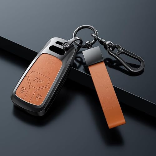 SPYKEY Car Key Shell For Audi A4L Q5L Q2L Q3 A6L A3 A5 A7 A8 RS4,Car Key Fob Cover Replacement,Key Fob Shell Case Blade,B