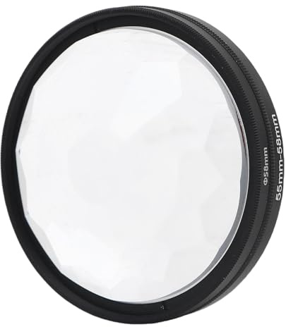 Kaleidoskopfilter 58mm Glassprisma Spezialeffekte Objektiv für Fotografie Video DSLR Film