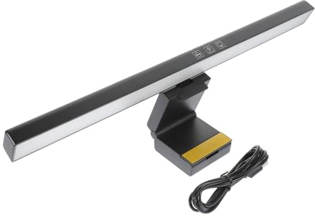 Holibanna Barra Luminosa per Monitor con Regolazione Della Luminosità e Interruttore Touch Protezione con Design Abbagliamento Installazione Facile su Laptop e Computer Salvaspazio per