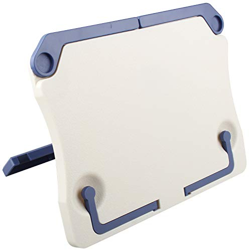 Futheda Notenständer Beige Halter Tragbar faltbar Schreibtisch Halter Rahmen Klappbar Tisch Ständer Multifunktional Rack Halter für Buch Dokument Seiten Klaviergitarre Ukulele usw.