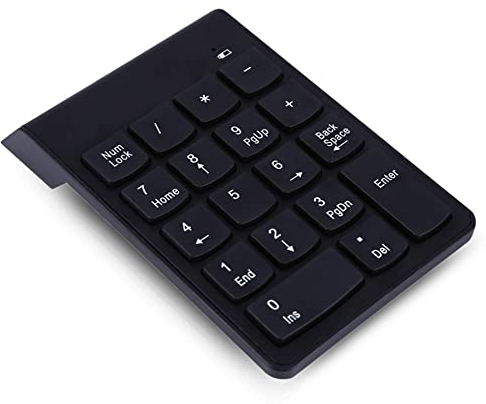 USB Numerische Tastatur Nummernblock Ziffernblock Nummerntastenfeld Zusatztastatur 18 Tasten Pro-Tastatur für pc, Computer, Notbook, Desktop mit Kabel