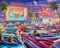 White Mountain Puzzles Drive-in Movie - 1000 Piece Jigsaw Puzzle