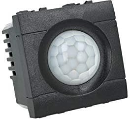 Sensore Infrarossi Movimento Da Incasso 2M Nero Compatibile con Bticino Living