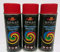 Sprühlack RAL Sprühfarbe Lackspray Spraydose 400ml - RAL 3000-3 Stück