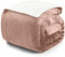 Blumtal Plaid Polaire 150 x 200 - Plaid Certifié Oeko-TEX®, Plaid Polaire Sherpa, Couverture Polaire Haute Qualité, Doux, Chaud, Moelleux, Rose poudré