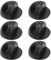 Türstopper selbstklebend, Türstopper boden selbstklebend, Türstopper Boden Selbstklebend, Türstopper Boden Edelstahl, Türstopper Boden Schwer 6 Stück, Türstopper fur Glastüren o Balkontüren, Schwarz