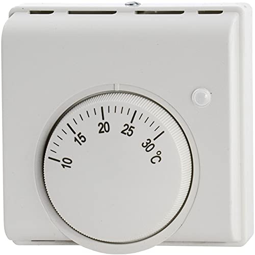 Analog Temperaturregler Raumthermostat für Fußbodenheizung Stellantrieb NC 230V