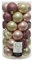 CHICCIE Weihnachtskugeln Rosa Gold Silber - Christbaumkugeln Weihnachtsbaumkugeln