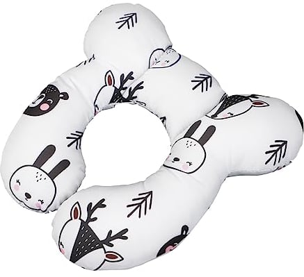 Nackenkissen Baby Reisekissen Kinderwagen Nackenstützkissen Ergonomisch Nackenstütze Weich Nackenpolster Babybett Stützfunktion Nackenhörnchen Kindersitz Schlafkissen Neugeborene Travel Neck Pillow