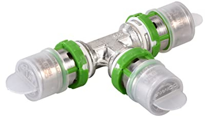 COMAP 2 Tés égaux métallique pour tubes multicouche à sertir - 32x3 - Raccords MultiSkin - S7130W32