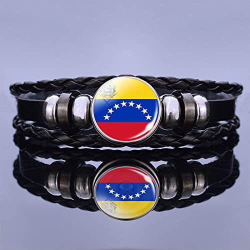 LODMLOER Pulseras, Pulseras de la Bandera de Venezuela, Pulseras de la Suerte, Pulseras de borlas de Pulsera de Moda Son perfectas para Regalos de decoración de cumpleaños
