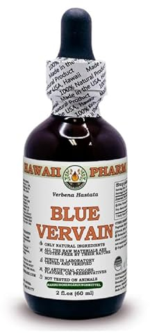Blauer Eisenhut Alkoholfreier Flüssigextrakt, Bio Blauer Eisenhut (Verbena Hastata) getrocknete oberirdische Pflanzenteile Glycerinextrakt 60ml