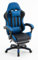 Millhouse Gaming Racing Desk Chair with Adjustable Lumbar Support, Footrest, and Head Pillow, X2022 (Blue)