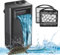TARARIUM Turtle Tank Filter Low Water Aquarium Filter Power Adjustable 10-30 Gall. 222GPH Small Internal Filter 3-stufige Wasserfall Bio-Filtration für Süßwasser Salzwasser Fisch Tank Reptilien