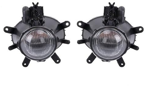 WOZIES 1 Paar Auto-Frontstoßstangen-Nebelscheinwerfer 63176911007 Für BMW 3er E46 325I 330I 4DR 2002–2005