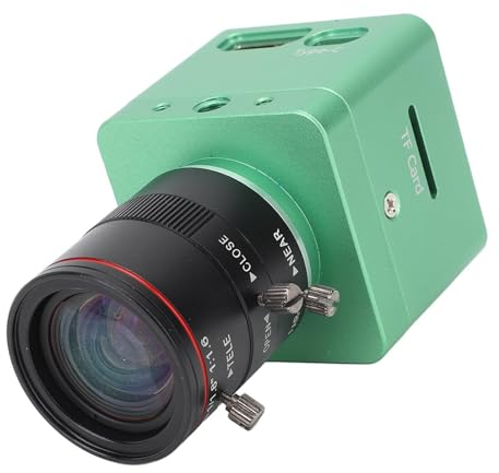 4K HD Lehr Webcam mit 41 MP Digitalzoom, Metallclip, Drehbarem Kopf und 6-12 Mm Manuellem Objektiv für Live Streaming und Webcasting