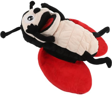 Toyvian Plüsch-Handpuppe Marienkäfer - Weiches Stofftier Handpuppe für Rollenspiele, Geschichtenerzählen, Vorschulunterricht, Weihnachts- und Geburtstagsgeschenke