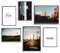 Hamburg Poster Set – Moderne Wandbilder der Hansestadt – Hamburg Fotografien kombiniert mit Spruch Bildern – Ideales Souvenir/Geschenk an Hamburg – ohne Bilderrahmen (6erSet-8)
