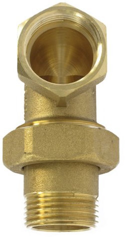 Arcanaute - Raccord laiton à visser - Raccord laiton union coudé 98 M-F 1 (26/34) - Arcanaute