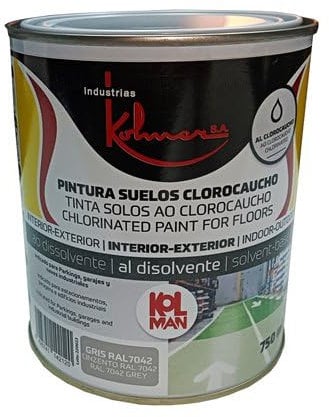 FPLUS Pintura kolman suelos-parkin clorocauch 750 ml amarillo semimate