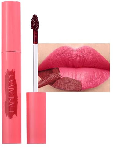 GL-Turelifes Peel Off Lip Gloss, Matte Peel Off Lip Stain Tattoo Colour Lip Gloss, Long Lasting Waterproof Liquid Lipstick, Non-Stick Cup Lip Tint Makeup (#04)