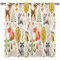 ANHOPE Tier Fuchs Kaninchen Eule Blickdichte Gardinen mit Ösen Thermo Vorhänge Kinder Jungen Mädchen Vorhang Blackout Curtain Wohnzimmer Schlafzimmer Verdunklungsvorhänge 2er Set H 138 x B 107 cm