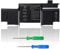 OPAHUTER A1582 A1502 A1493 Hochleistung Laptop-Akku Ersatz für MacBook Pro Retina 13 Inch (Late 2013 Mid-2014 Early 2015 Version), für ME864 ME865 MF839 MF840 MGX92 Batterie 74.9Wh