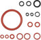 KOLZEMV Lot de 15 joints toriques en silicone pour valve de support, joint torique, soupape à vapeur, groupe d'infusion, soupape d'écoulement, compatible avec les machines à café Saeco