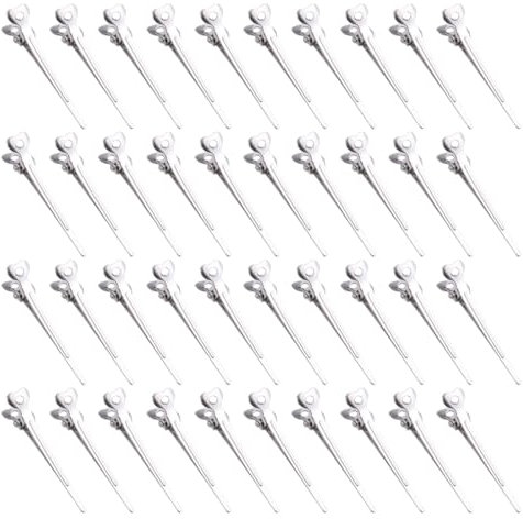 GXGM 40 pz Fermagli per capelli a becco d'anatra Clip per capelli in metallo pinze adatte allo styling dei capelli Mollette a becchi d'oca per acconciature Donna