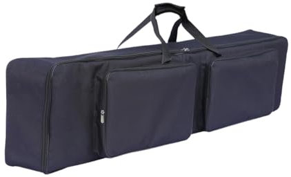 F Fityle Borsa per Tastiera 88 Tasti, Custodia per Pianoforte Elettrico, Zaino con Tasca E Tracolla, a