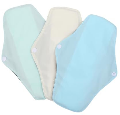 HAWILLOSCH 3er Set Waschbare Menstruationspads Wiederverwendbare Damenbinden Verschiedenen Farben Umweltfreundliche Hygieneprodukte Für Die Menstruation Weiche Und Komfortable