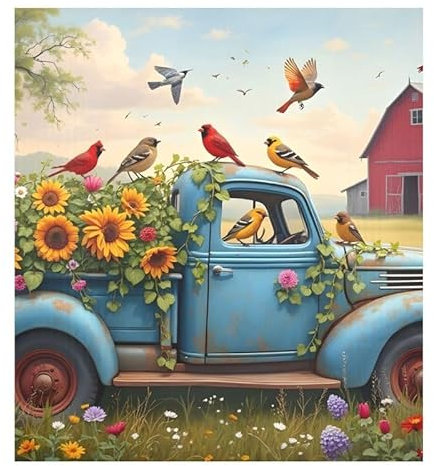 Calcomanía magnética para lavavajillas, diseño de camión vintage, color amarillo, para lavavajillas, paneles de gabinete de cocina, decoración del hogar, calcomanía de vinilo, 66 cm de alto x 23